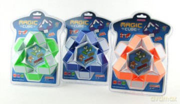 Układanka Wąż MAGIC CUBE na blistrze 1178146 mix [GRA]
