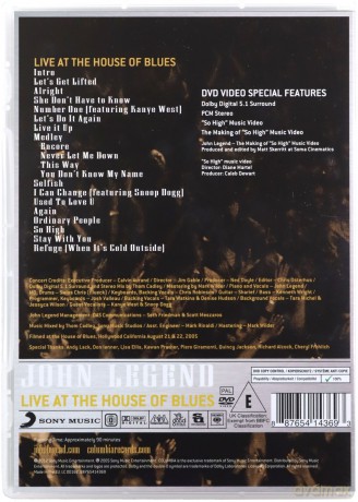 John Legend: Live At The House Of Blues [DVD]