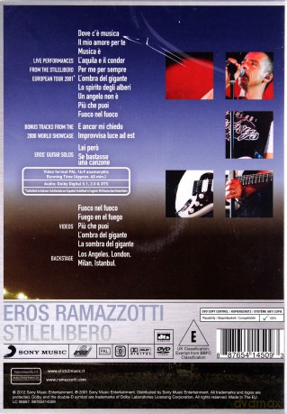 Eros Ramazzotti: Stilelibero [DVD]