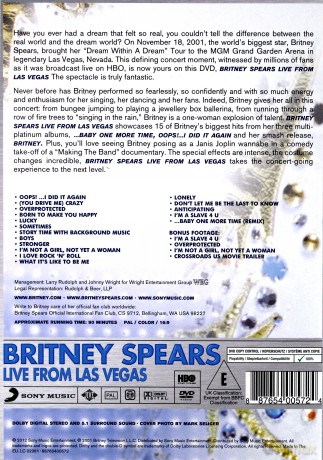 Britney Spears: Britney Spears Live From Las Vegas [DVD]