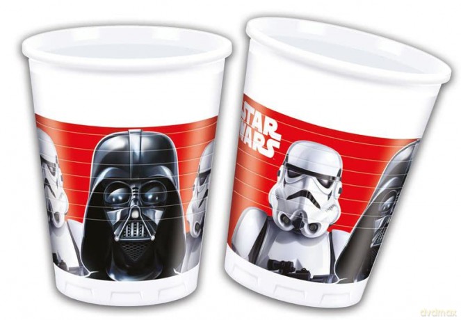 Kubeczki plastikowe Star Wars 200 ml 8 szt