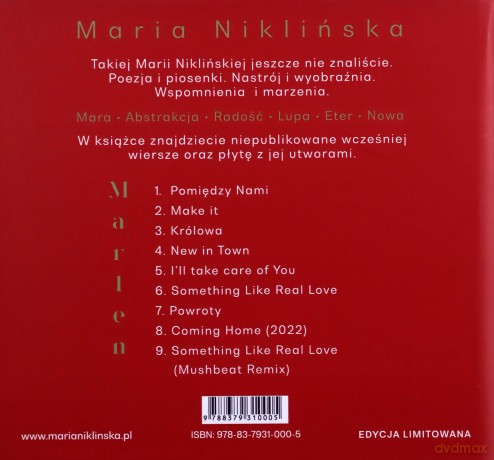 Maria Niklińska: Marlen [CD]