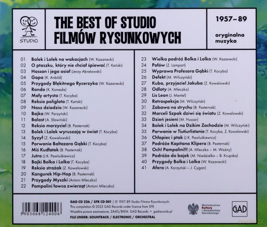 The Best Of Studio Filmów Rysunkowych [CD]