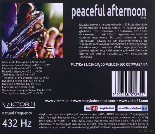 M-Yaro: Peaceful Afternoon 432 hz [CD]