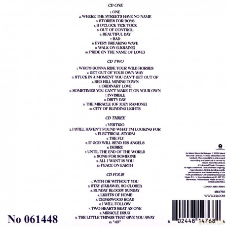 U2: Songs Of Surrender (Deluxe Collectors Edition) [4CD]