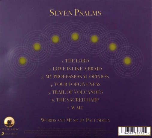 Paul Simon: Seven Psalms [CD]