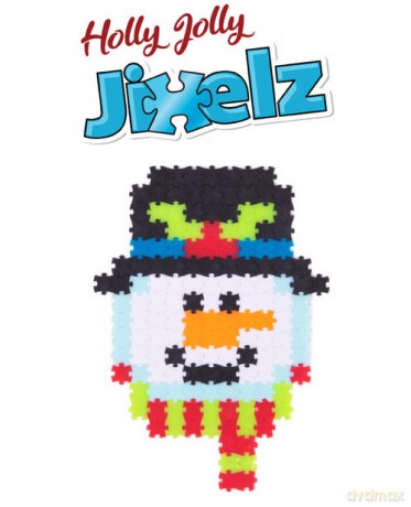 Puzzelki Pixelki Jixelz Bombka Bałwan