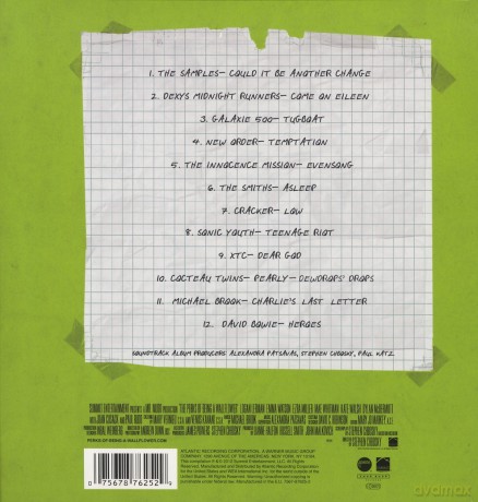 The Perks Of Being A Wallflower soundtrack (Charlie) [WINYL]