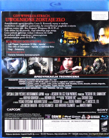 Resident Evil: Potępienie [Blu-Ray]