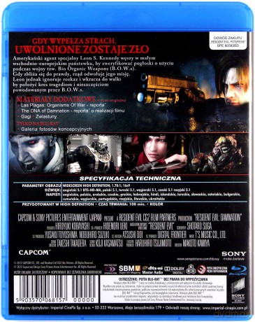 Resident Evil: Potępienie [Blu-Ray]