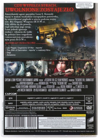 Resident Evil: Potępienie [DVD]