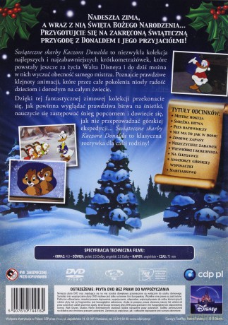 Świąteczne Skarby Kaczora Donalda (Disney) [DVD]