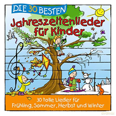 Karsten Glück und die Kita-Frösche Simone Sommerland: Die 30 besten Jahreszeitenlieder für Kinder [CD]