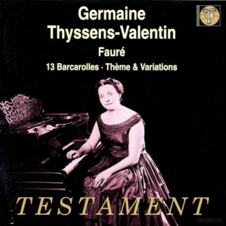 Germaine Thyssens-Valentin: 13 Barcarolen/Theme et Variati [CD]