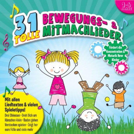 Phil: 31 tolle Bewegungs- und Mitmachlieder [CD]