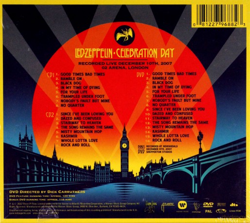 Led Zeppelin: Celebration Day (digipack) [2CD]+[2DVD] 