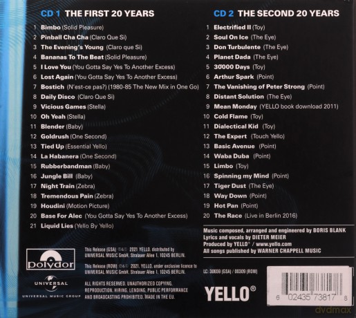 Yello: 40 Years (2CD) [2CD]