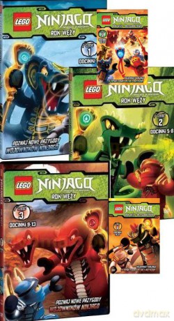 LEGO Ninjago Rok węży część 1-5 Pakiet [5DVD]