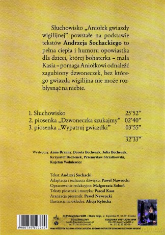 Aniołek Gwiazdy Wigilijnej - Andrzej Sochacki [CD]