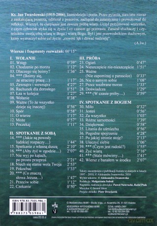 Nie Bój Się Chodzenia Po Morzu - ks. Jan Twardowski [CD]