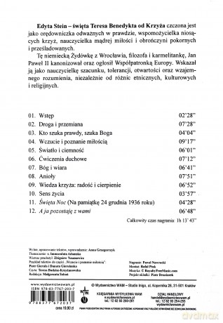 Perełki Św. Teresy Benedykty Od Krzyża (Edyty Stein) [CD]