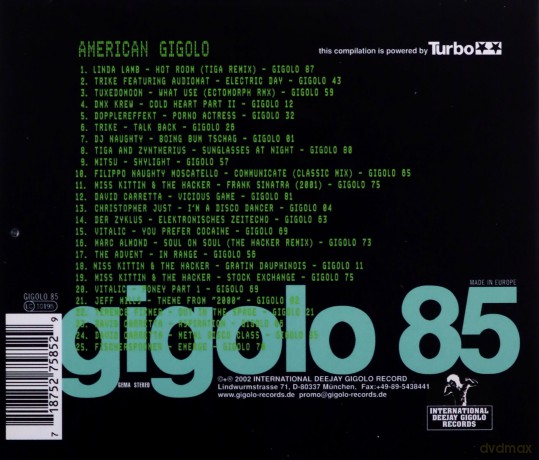 American Gigolo - DJ Tiga [CD]
