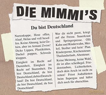 die Mimmi's: Du Bist Deutschland Ep [CD]