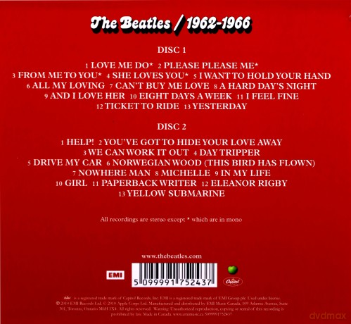 The Beatles: Red Merch Box 1962 [3CD]