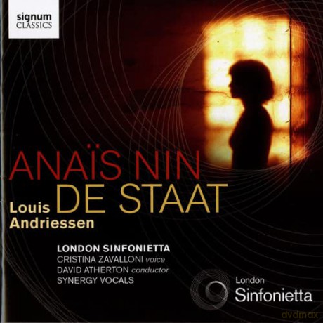 Cristina Zavalloni (Stimme): Andriessen: Anais Nin/De Staat [CD]