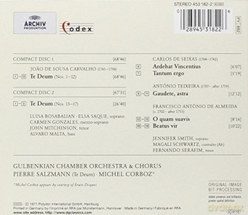 Corboz Micel,Salzmann Pierre: Carvalho,Seixas,Teixeira,Almeida [2CD]