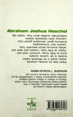 Abraham Joshua Heschel - Byron L. Sherwin [KSIĄŻKA]