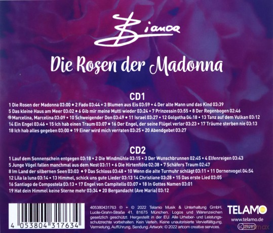 Bianca: Die Rosen der Madonna [2CD]