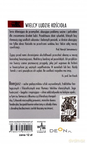 Boecjusz - Agnieszka Kijewska [KSIĄŻKA]