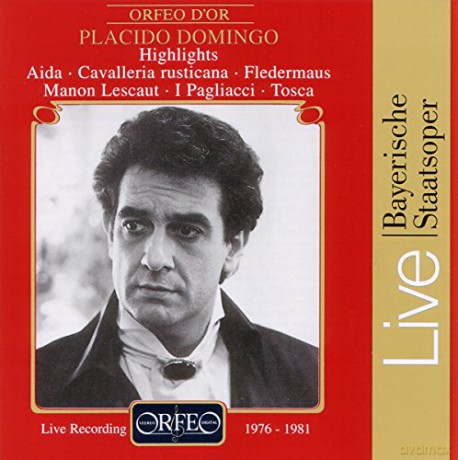 Placido Domingo: Domingo, Placido Live (Highlights Fledermaus, Aida, Tosca, Manon Lescaut) [CD]
