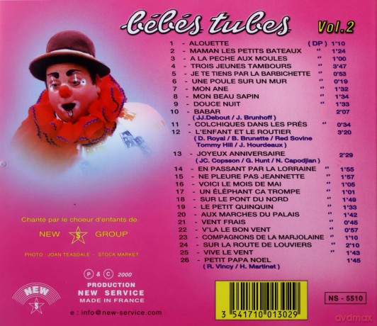Bébés Tubes /Vol.2: 26 Titres Pour Enfants [CD]
