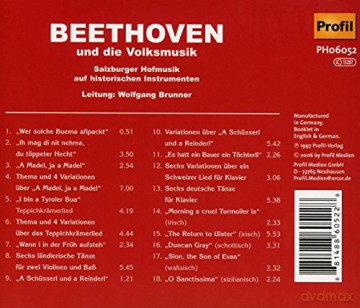 W. Brunner: BEETHOVEN und die Volksmusik [CD]