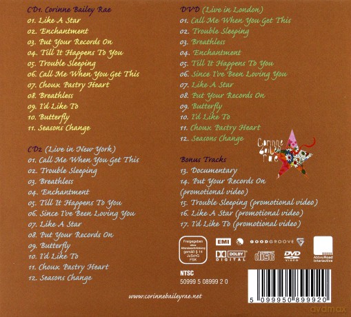 Corinne Bailey Rae: Gift Pack - Limited Edition [2CD]+[DVD]