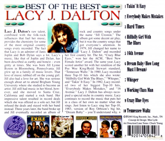 Lacy J. Dalton: Best of the Best [CD]