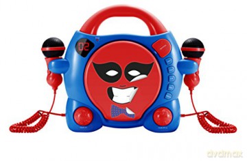 Bigben: BigBen Portable CD Player met 2 Microphones - My Billy (Rood/Blauw) [CD]