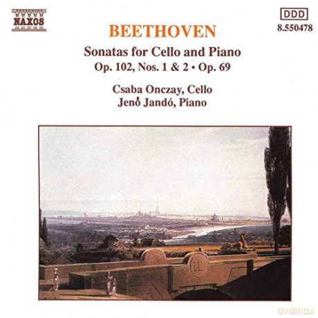 Csaba Onczay: Beethoven Cellosonate 1 und 2, Op. 69 Jand [CD]
