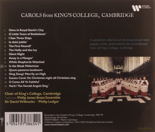 Cambridge Choir of King's College: Carols from King'S College,Cambridge [CD]