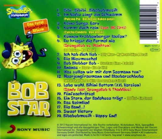 Spongebob: Bobstar - das total abgedrehte Album [CD]