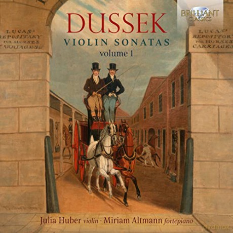 Julia Huber: Dussek:Violin Sonatas Vol.1 [CD]