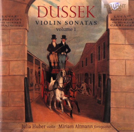 Julia Huber: Dussek:Violin Sonatas Vol.1 [CD]