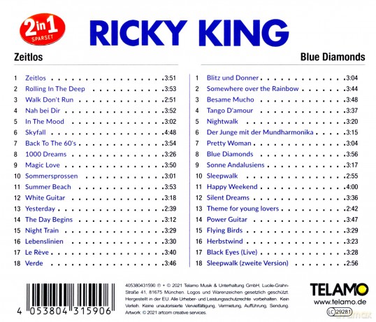Ricky King: 2 in 1 [2CD]