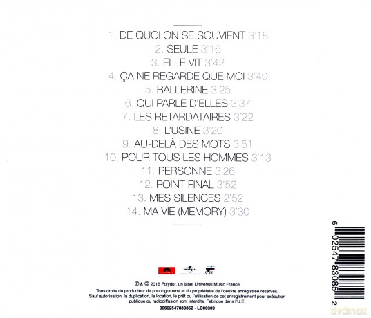 Chimene Badi: Chimene Badi - Au Dela Des Maux [CD]
