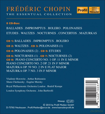 Chopin-The Essential Collection [8CD]