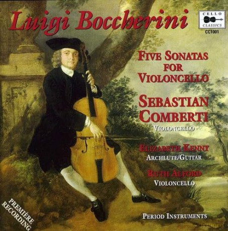 Eli Sebastian Comberti: Boccherini: Five Sonatas for Violoncello,Premiere [CD]
