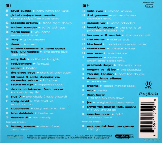 Club Sounds Vol. 44 [2CD]