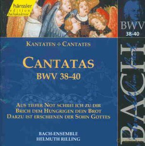 Arleen Auger: Edition Bachakademie Vol. 13 (Geistliche Kantaten BWV 38-40) [2CD]